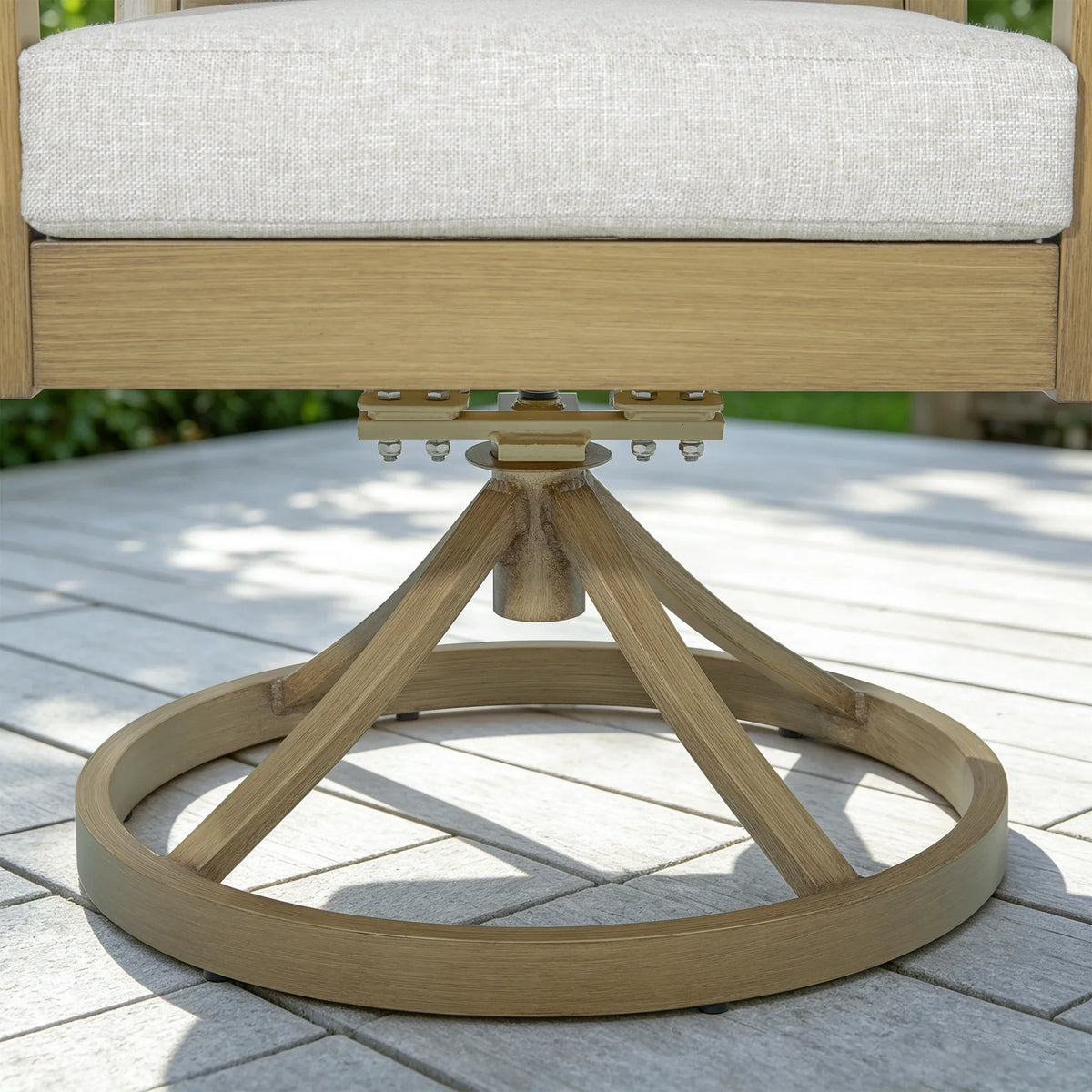 7-Piece Swivel Rocker Seating Outdoor Dining Set
