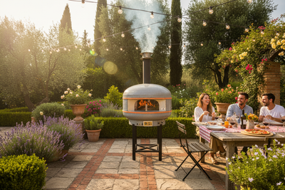40" Professional Lava Digital Controlled Wood-Fired Oven With Convection Fan