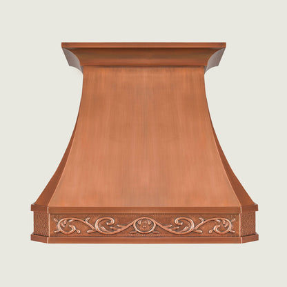 Handmade Copper Range Hood, Oil Rubbed Bronze Stove Vent Hood for Kitchen - HCW00FT
