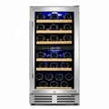 Built-In Wine Cooler Designed for Perfect Storage, Dual Zone Temperature, UV Protection, Removable Shelves