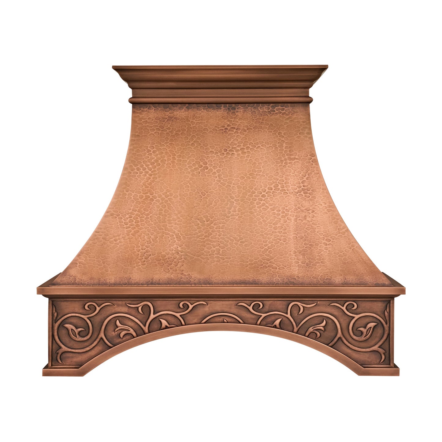 Akicon Custom Copper Range Hood Handmade with Custom Size and Finish