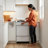 20 In. 2.5 Cu. Ft. Gas Range in White — Lifestyle