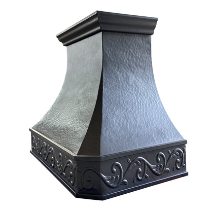Akicon Custom Copper Range Hood Handmade with Custom Size and Finish