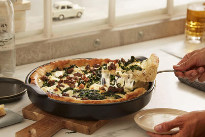Emile Henry 12" Deep Dish Pizza Pan | Charcoal