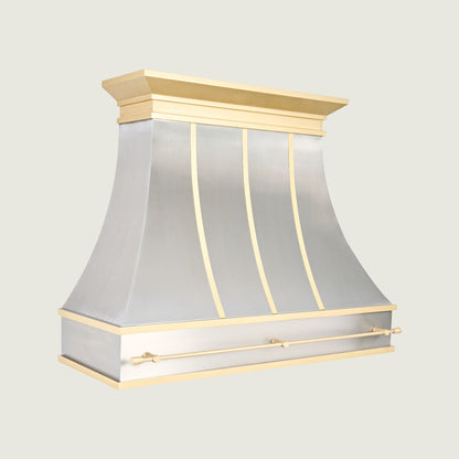 NAUXUS Handcrafted Stainless Steel Range Hood Wall/Island Mount - HSW41PT