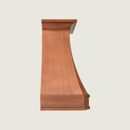 Handmade Copper Range Hood, Oil Rubbed Bronze Stove Vent Hood for Kitchen - HCW00FT
