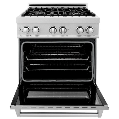 ZLINE 30" Bundled Stainless DualRange RangeHood Dishwasher 3KP-RASRH30-DW