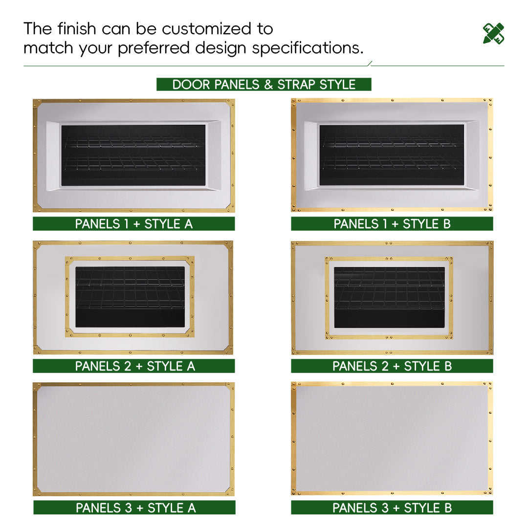 36 Inch Freestanding Custom Gas Range with 6 Sealed Burners Cooktop, Rapid Convection Oven, Natural Gas/LP Convertible