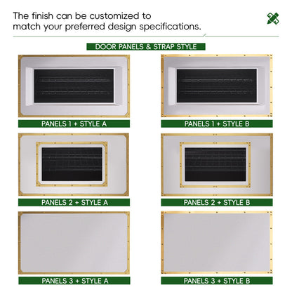36 Inch Freestanding Custom Gas Range with 6 Sealed Burners Cooktop, Rapid Convection Oven, Natural Gas/LP Convertible