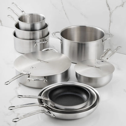 Stainless Steel 11-Piece Cookware Set