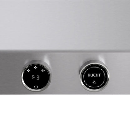 Kucht 30" Ducted Under Cabinet Range Hood Stainless Steel with Digital Controls KRH300-SS