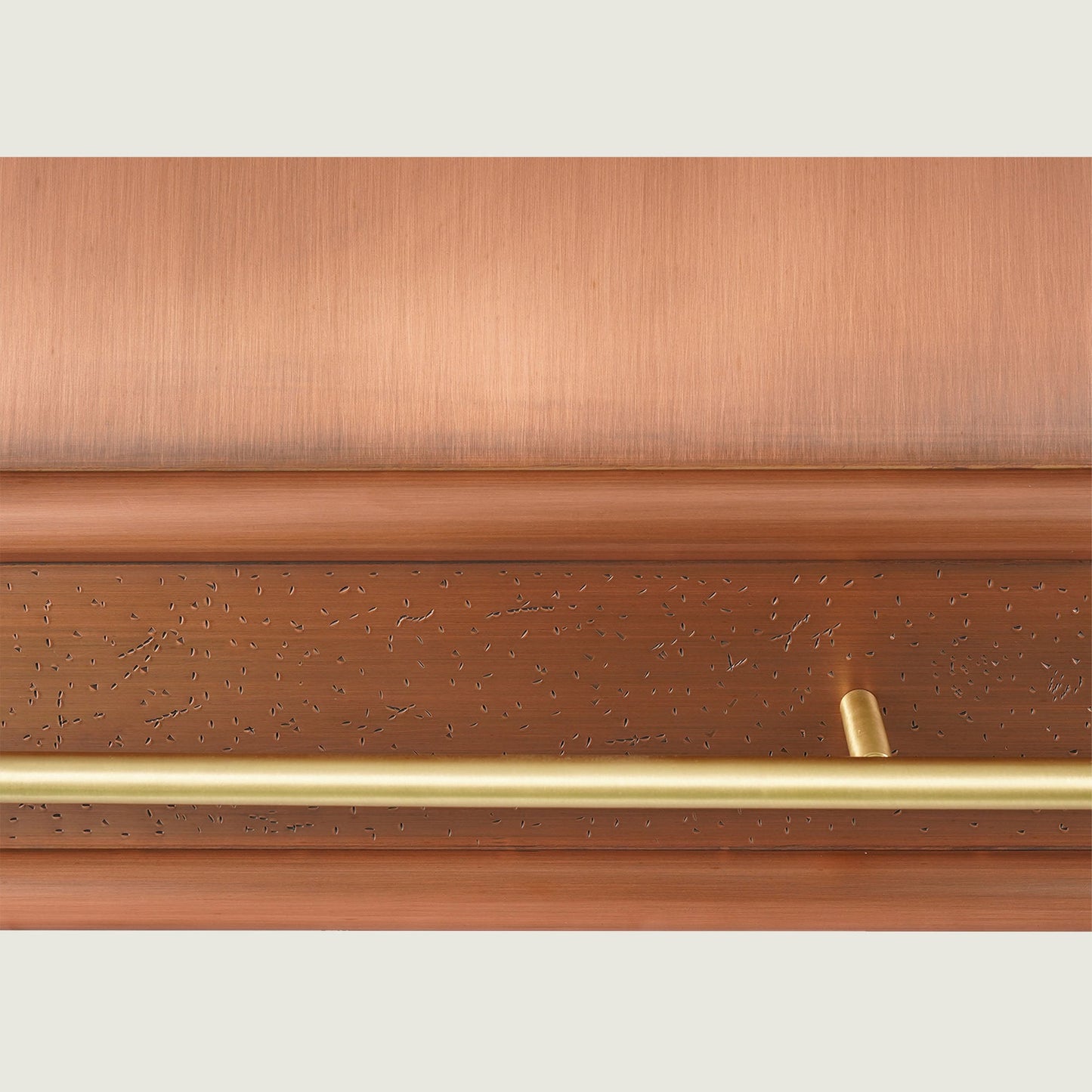 NAUXUS Custom Handcrafted Custom Kitchen Copper Range Hood Wall/Island Mount,  HCW920BC