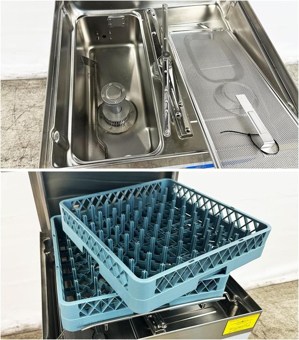 Commercial Dishwasher Restaurant High Temperature, NSF Certified, 220V, 1Or3 Phase H60-S1