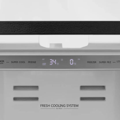 ZLINE 36" Autograph French Door Refrigerator, Ice Maker, Stainless Steel RFMZ-36-FCB