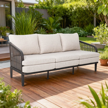 Asheville 4-Piece Aluminum Outdoor Swivel Seating Set