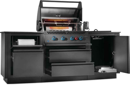 Patio Outdoor Kitchen - Patio Elegance OASIS™ 300 with Built-in 700 Series 32" Gas Grill