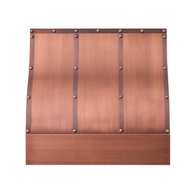 Akicon Custom Handmade Copper Range Hood Elegant Kitchen Vent Hood