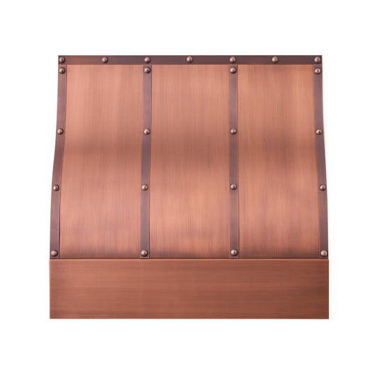 Akicon Custom Handmade Copper Range Hood Elegant Kitchen Vent Hood