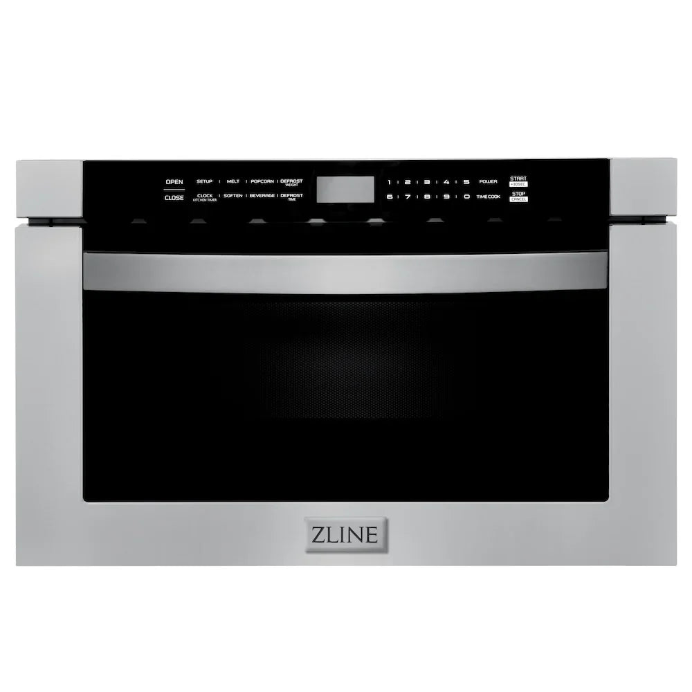ZLINE Kitchen Package Refrigerator, Range , Range Hood , Microwave, Dishwasher 5KPR-RARH48-MWDWV