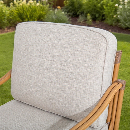 Arcadia Patio Sofa and 2 Swivel Chairs with Coffee Table