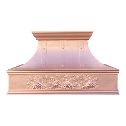 Akicon Custom Handmade Copper Range Hood for Luxury Kitchens