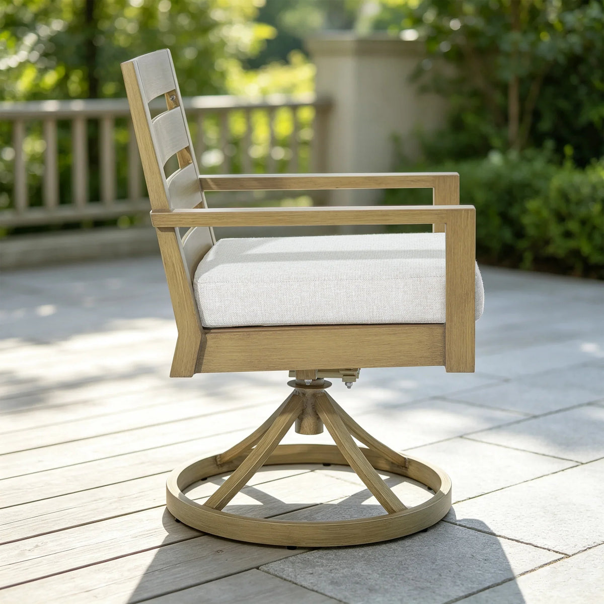 7-Piece Swivel Rocker Seating Outdoor Dining Set