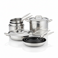 Stainless Steel 11-Piece Cookware Set