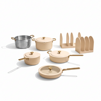 Nonstick Cookware Set Built for Everyday Cooking, Organized Storage, 13kg Professional Weight, Easy Cleanup