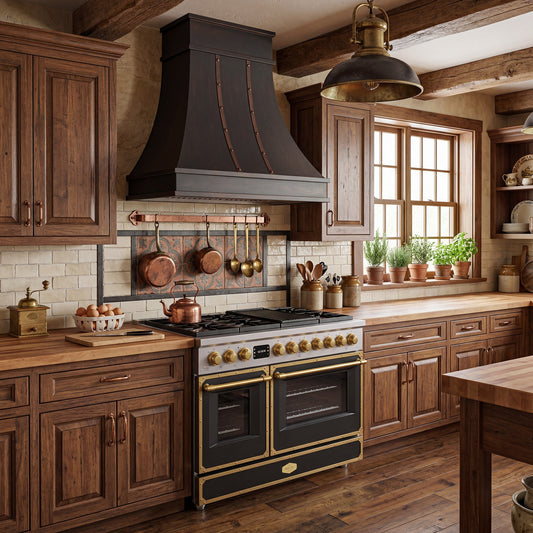 Akicon Handmade Copper Range Hood with Durable Solid Copper Material