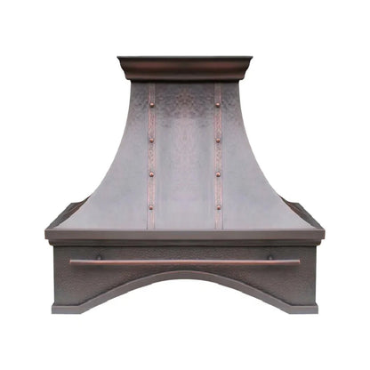 Akicon Custom Copper Range Hood Handmade with Custom Size and Finish