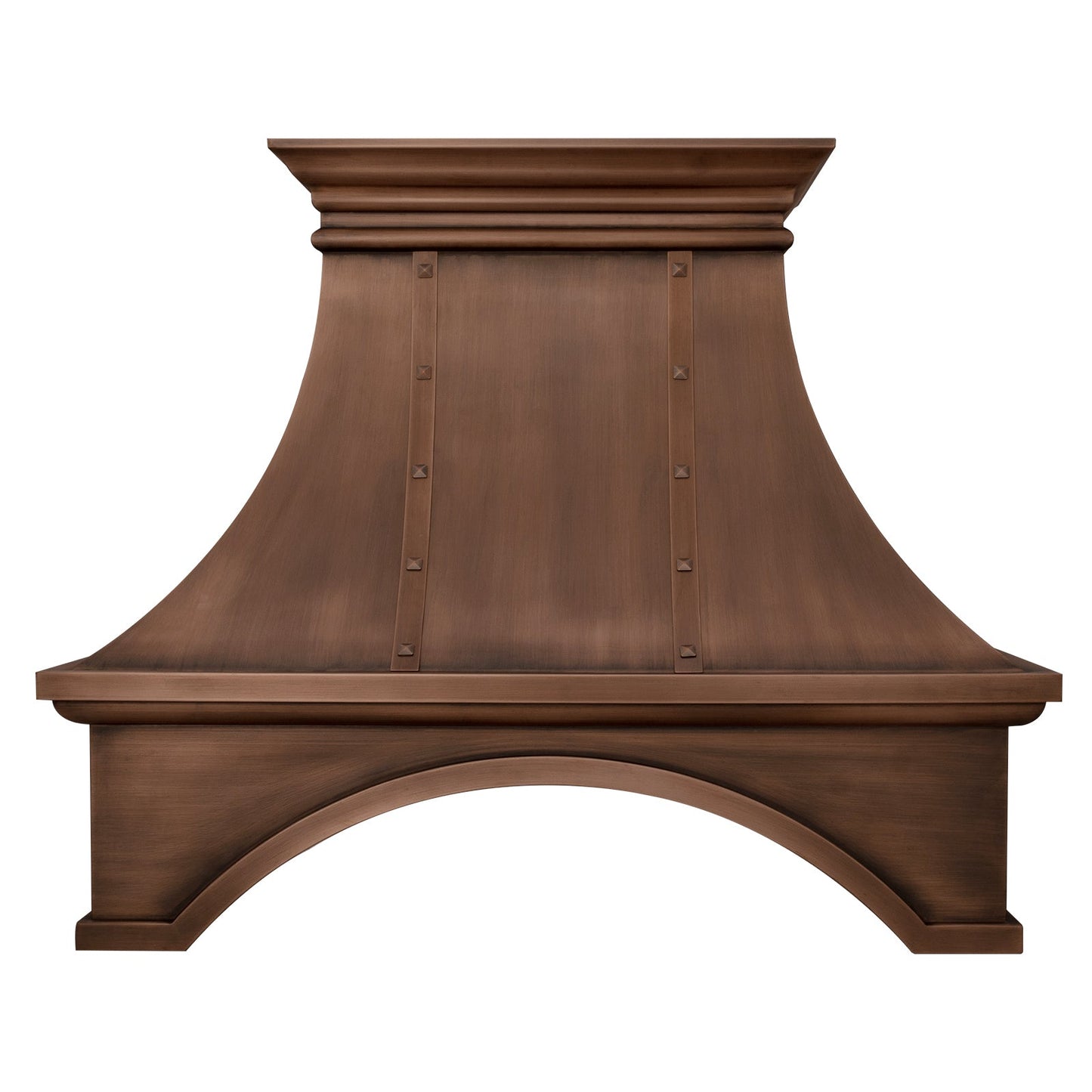 Akicon Custom Copper Range Hood Handmade with Custom Size and Finish