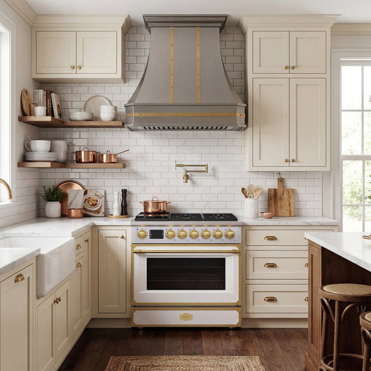Akicon Custom Handmade Stainless Steel Range Hood Classic Style