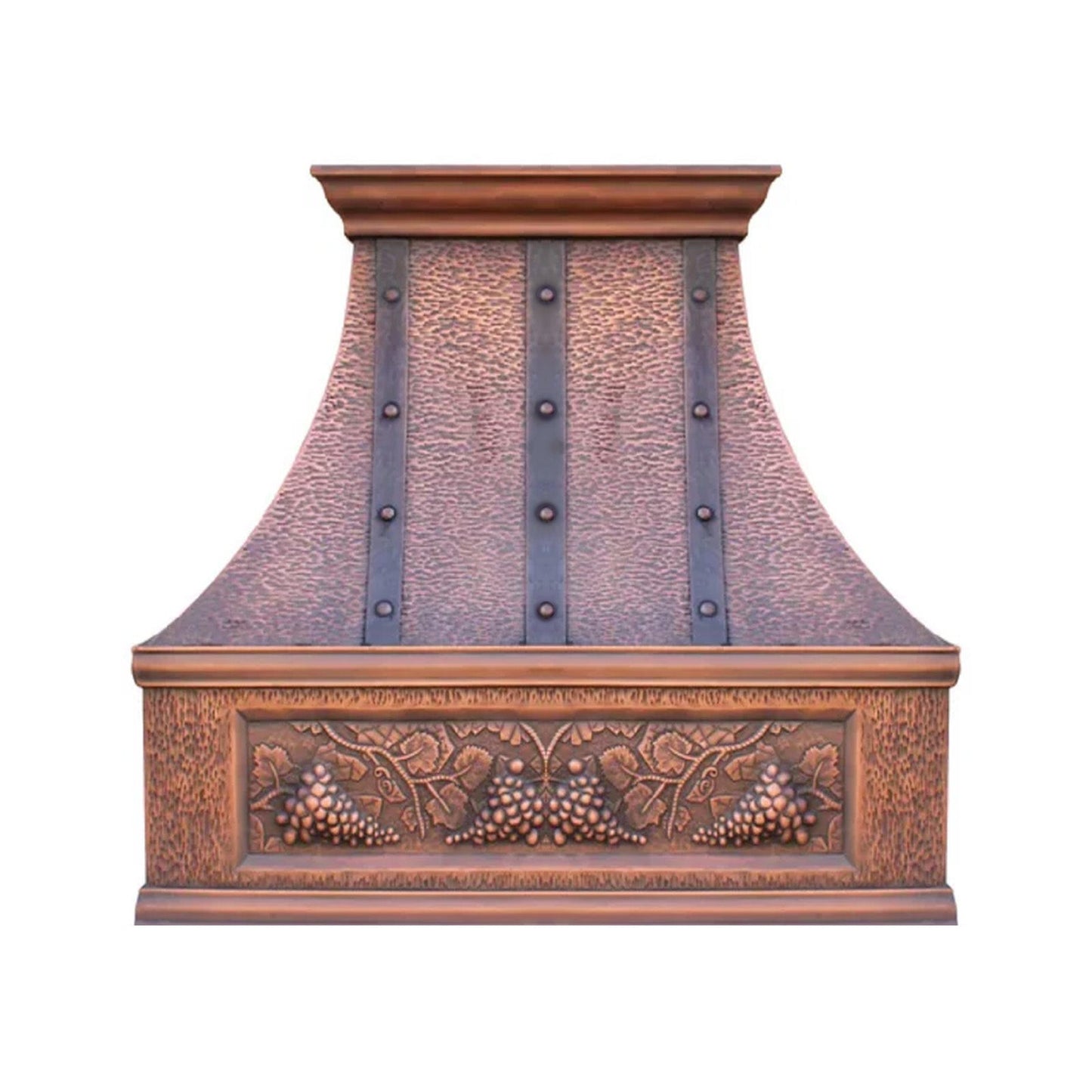 Akicon Custom Handmade Copper Range Hood for Luxury Kitchens