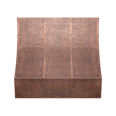 Akicon Custom Copper Range Hood Handmade for Luxury Kitchens