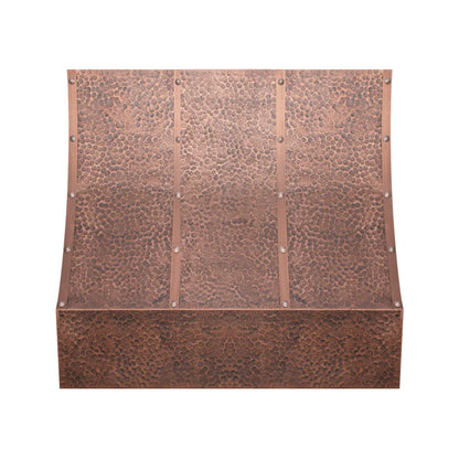 Akicon Custom Copper Range Hood Handmade for Luxury Kitchens