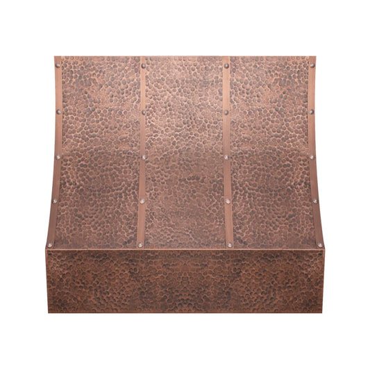 Akicon Custom Copper Range Hood Handmade for Luxury Kitchens