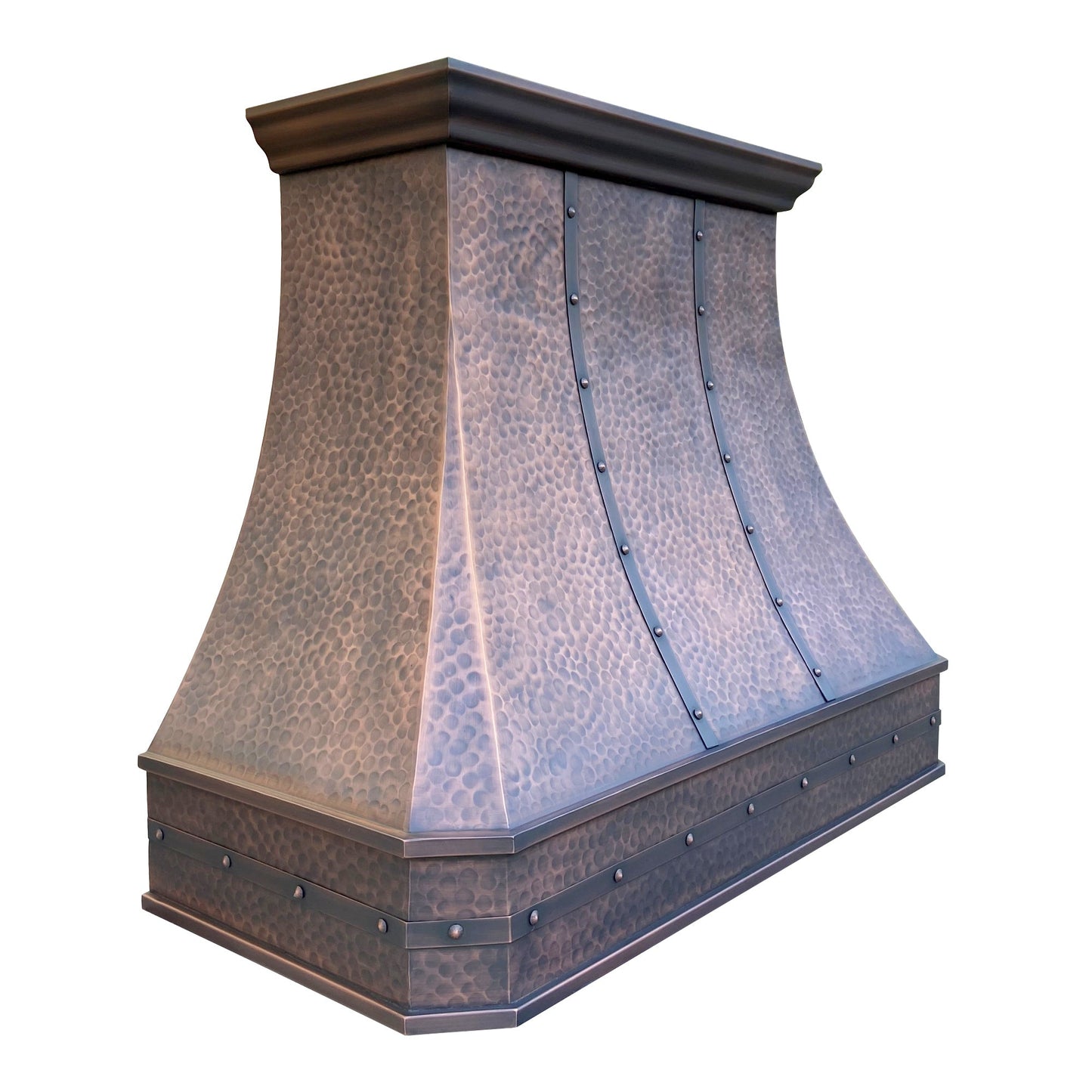 Akicon Custom Copper Range Hood Handmade with Custom Size and Finish