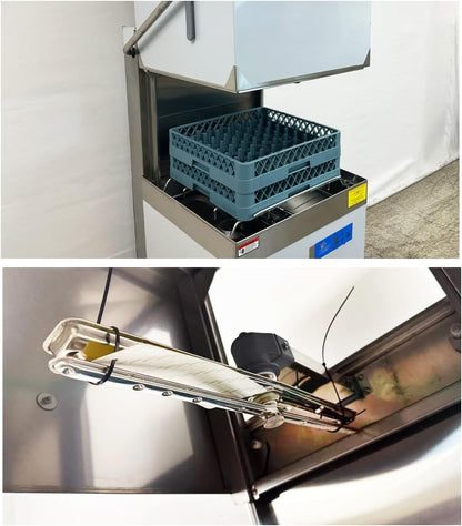 Commercial Dishwasher Restaurant High Temperature, NSF Certified, 220V, 1Or3 Phase H60-S1