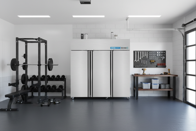 72 Inch 3 Door Garage Fridge Freezer Combo