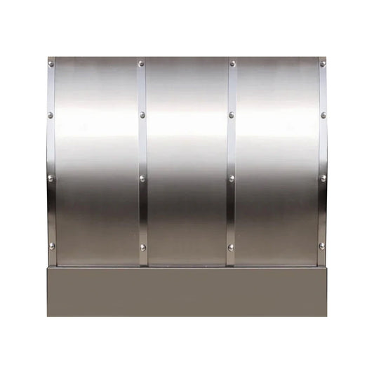 Akicon Handmade Stainless Steel Vent Hood with Rounded Corners