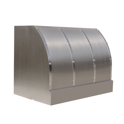 Akicon Handmade Stainless Steel Vent Hood with Rounded Corners