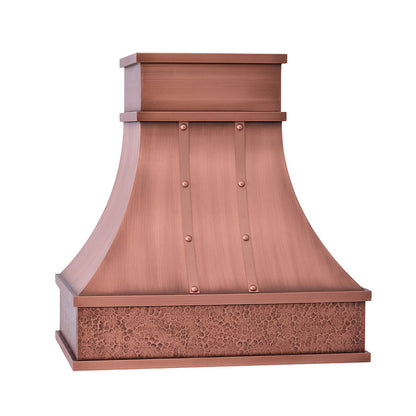 Akicon Handmade Copper Range Hood with Durable Solid Copper Material