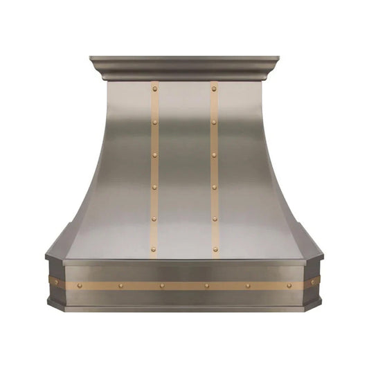 Akicon Custom Handmade Stainless Steel Range Hood Classic Style