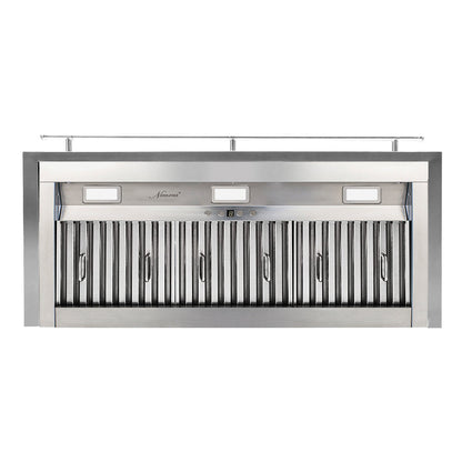 NAUXUS Handcrafted Stainless Steel Range Hood Wall/Island Mount - HSW41PT