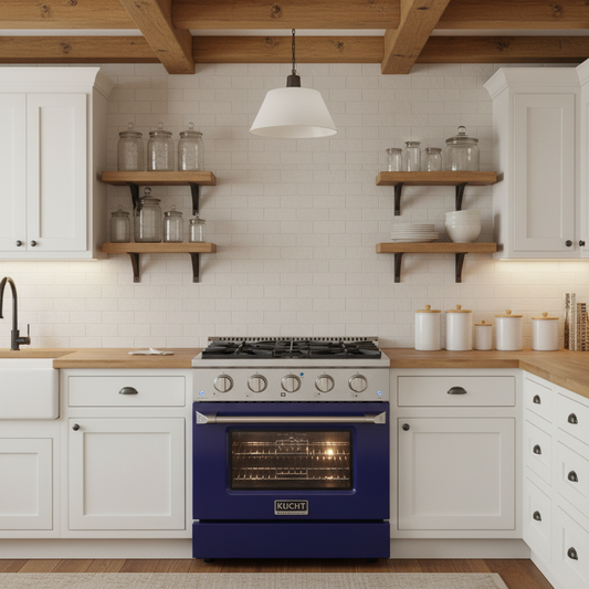 Kucht 30” Pro-Style Kitchen Dual Fuel Range - KDF302-B