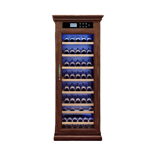 Nuvia 102-Bottle 10.6 Cu.Ft Wine Cooler Cabinet With LED Lighting And Temperature Control (SAK69027)