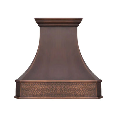 Akicon Custom Handcrafted Classic Copper Range Hood Made to Order