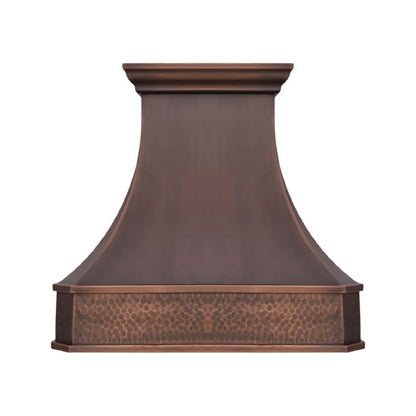 Akicon Custom Handcrafted Classic Copper Range Hood Made to Order