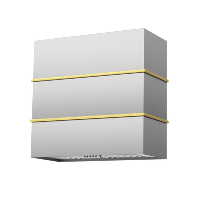 Akicon 30" Stainless Steel Wall Mount Range Hood with 600 CFM Vent Hood
