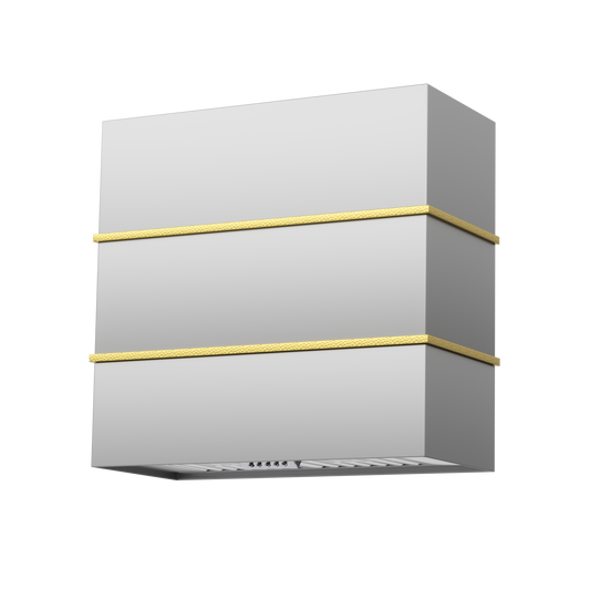 Akicon 30" Stainless Steel Wall Mount Range Hood with 600 CFM Vent Hood